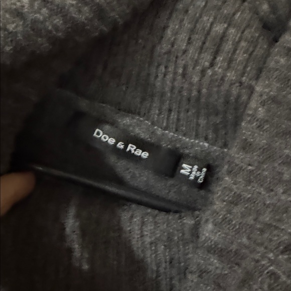 Doe & Rae Charcoal Knit Sweater - Picture 6 of 6